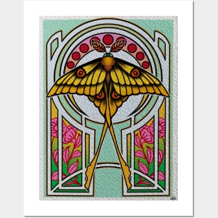 Comet moth Posters and Art